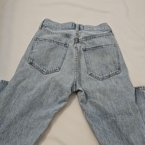 AGOLDE DISTRESSED JEANS SIZE 24 - Picture 9 of 12